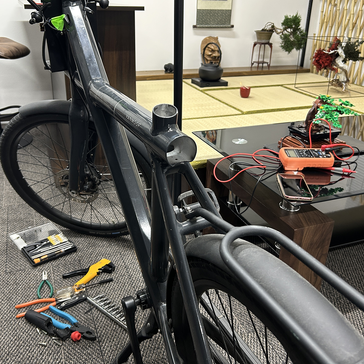 VanMoof Eバイク修理・メンテナンス事例｜The LUIGANS. Spa & Resort